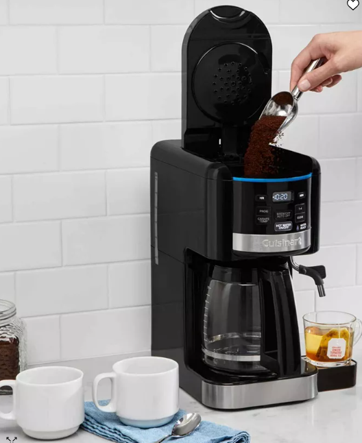 Cuisinart Coffee Plus 12-Cup Programmable Coffeemaker + Hot Water Spout