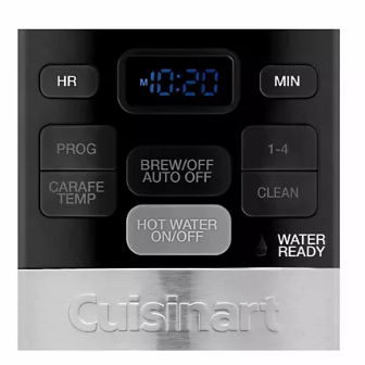 Cuisinart Coffee Plus 12-Cup Programmable Coffeemaker + Hot Water Spout