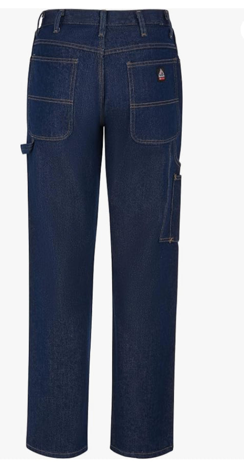 BULWARK FLAME RESISTANCE JEANS : MEN'S HEAVYWEIGHT EXCEL FR DENIM DUNGAREE
