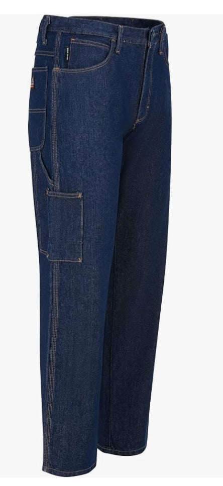 BULWARK FLAME RESISTANCE JEANS : MEN'S HEAVYWEIGHT EXCEL FR DENIM DUNGAREE