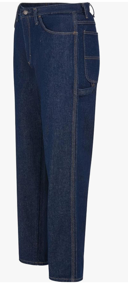 BULWARK FLAME RESISTANCE JEANS : MEN'S HEAVYWEIGHT EXCEL FR DENIM DUNGAREE