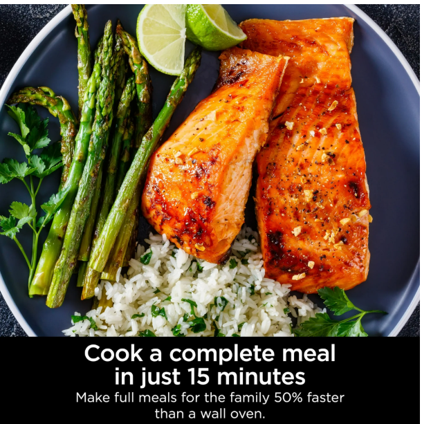 Ninja Combi All-in-One Multicooker, Oven, & Air Fryer, Complete Meals in 15 Mins, 14-in-1 Functions, Combi Cooker + Air Fry, Bake, Roast, Slow Cook and More, 3 Accessories, Stainless Steel, SFP701