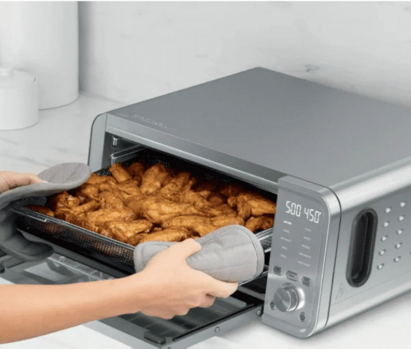 New Ninja Flip 10-in-1 Toaster Oven & Air Fryer with Added Broil Rack
