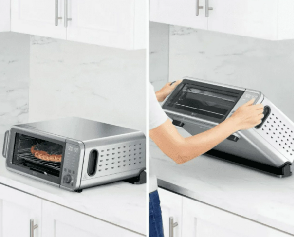 New Ninja Flip 10-in-1 Toaster Oven & Air Fryer with Added Broil Rack